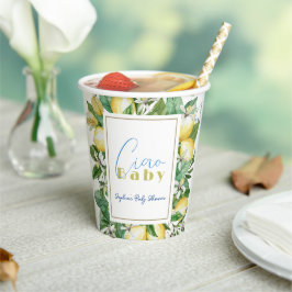 Ciao Baby Citrus Lemon Baby Shower Pappbecher