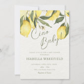 Ciao Baby Italia Babydusche Italien Einladung (Vorderseite)