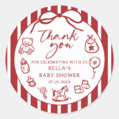Ciao Baby Italian Baby Shooting Sticker (Vorderseite)