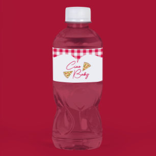 Ciao Baby Italienische Babyparty Wasserflaschenetikett