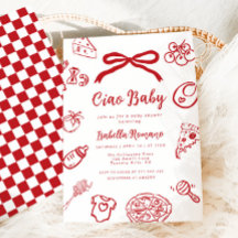Ciao Baby Italienische handgezeichnete Pizza Baby