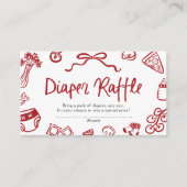 Ciao Baby Italienische Pizza Baby Dusche Windel Ra Begleitkarte (Vorderseite)