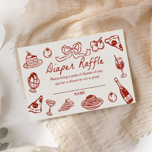 Ciao Baby Italienische Pizza Baby Dusche Windel Ra Begleitkarte