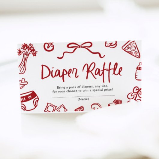 Ciao Baby Italienische Pizza Baby Dusche Windel Ra Begleitkarte