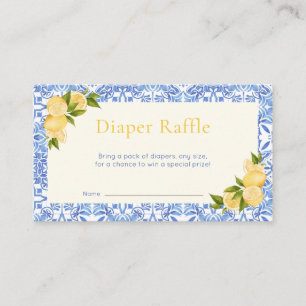 Ciao Baby Italienisches Zitronen-Baby Shower Winde Begleitkarte