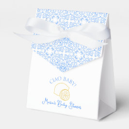 Ciao Baby! Lemon Blue Italian Baby Dusche Geschenkschachtel