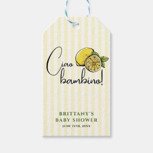 Ciao Baby Lemon Italian Baby Showmarke Geschenkanhänger