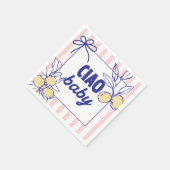 CIAO BABY Lemon Mediterranes Amalfi Serviette (Ecke)