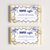 CIAO BABY Lemon Mediterranes Windelwut Begleitkarte