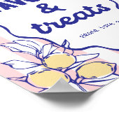 CIAO BABY Lemon Mittelmeerfavoriten & Leckereien U Poster (Ecke)