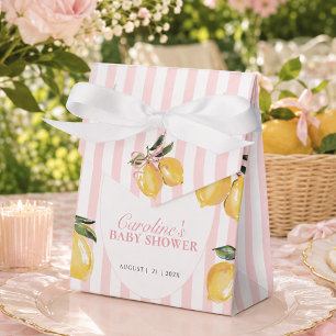 Ciao Baby Lemon Pink Baby Shower Geschenkschachtel