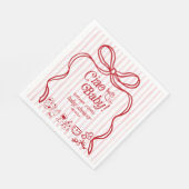 Ciao Baby Red Italian Lemons Baby Dusche Serviette (Ecke)