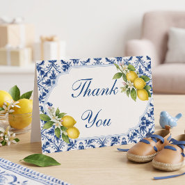 Ciao Baby Shower Danksagungskarte Dankeskarte