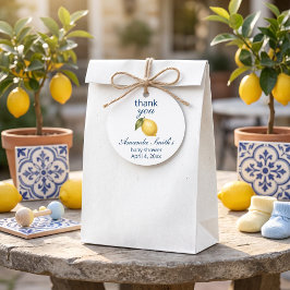 Ciao Baby Shower Favor Aufkleber
