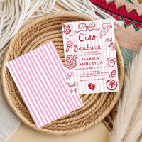 Ciao Bambina Mädchen Handgezeichnete Pizza  Baby S