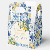 Ciao Bambino greek lemon baby shower Geschenkschachtel (Geöffnet)