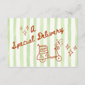 Ciao Bambino Green - Diaper Raffle Begleitkarte (Rückseite)