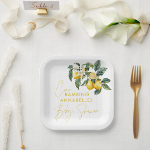 Ciao Bambino Grieche Zitronenbrause Pappteller