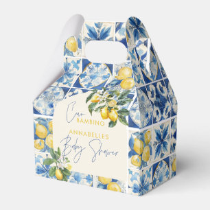 Ciao Bambino griechische Baby-Party mit Zitrone Geschenkschachtel