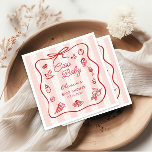 Ciao Bambino Italian Lemon Baby Showroom Napkins Serviette