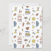 Ciao Bambino Italienische Babydusche Einladung (Rückseite)