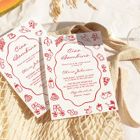 Ciao Bambino Italienische Illustrierte Babydusche