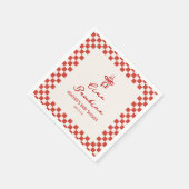 Ciao Bambino Italienische Pizza Baby Dusche Serviette (Ecke)
