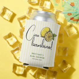 Ciao Bambino Lemon Italienische Summer Baby Dusche Dosenkühler