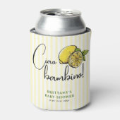 Ciao Bambino Lemon Italienische Summer Baby Dusche Dosenkühler (Kanne Vorderseite)
