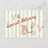 Ciao Bambino Olive Green - Diaper Raffle Begleitkarte (Rückseite)