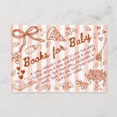 Ciao Bambino Red - Books for Baby Begleitkarte (Vorderseite)
