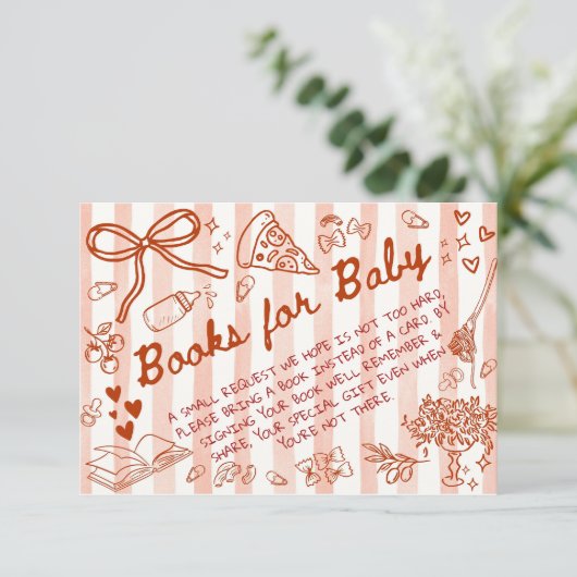 Ciao Bambino Red - Books for Baby  Begleitkarte (Stehend Vorderseite)