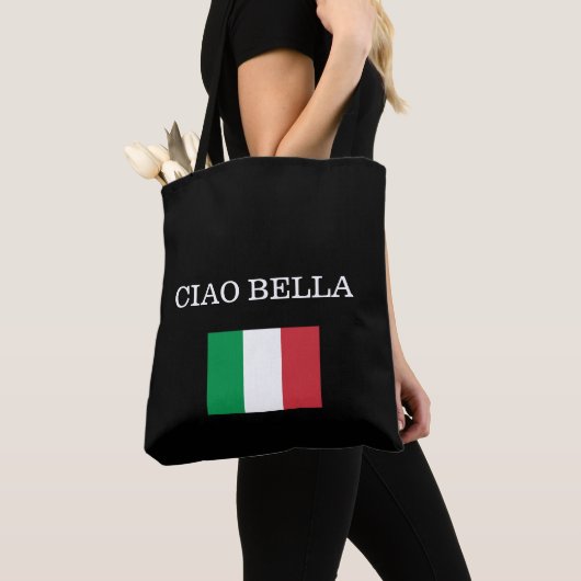 CIAO BELLA Black Italy Flag Tasche (Von Nahem)