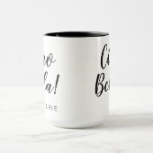 Ciao Bella Black Script Italienische Tasse (Zentrum)