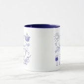 Ciao Bella Blue Coquette Bow Italian Summer Tasse (Zentrum)
