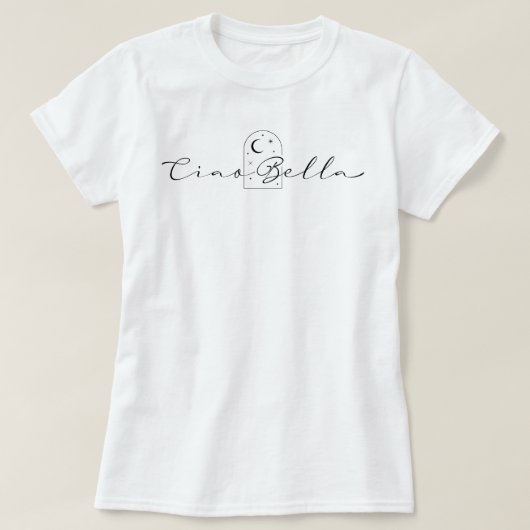 Ciao Bella Boho Chic T-Shirt (Design vorne)