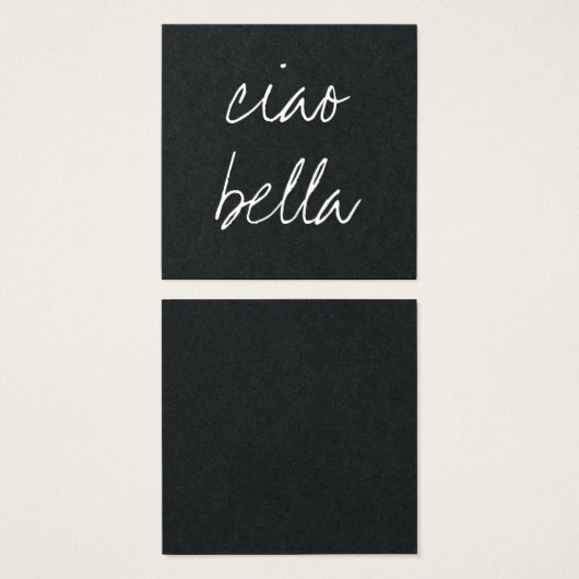 Ciao Bella Cards (Vorne & Hinten)