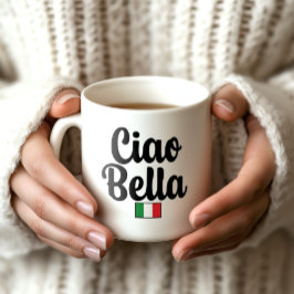 Ciao Bella Flag Mug - Italian Gift for Her Kaffeetasse