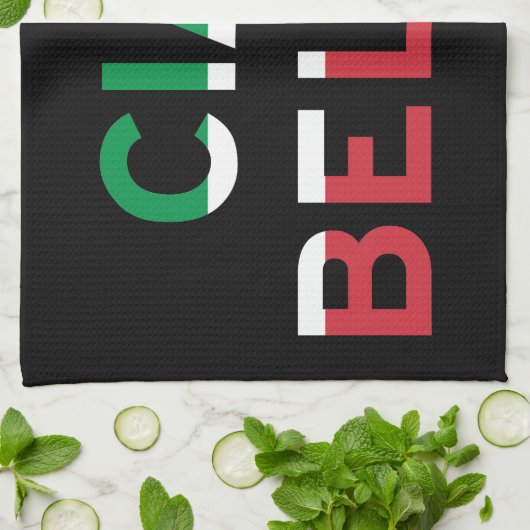 Ciao Bella Geschirrtuch (Gefaltet)