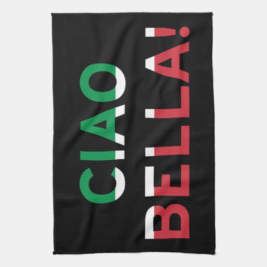 Ciao Bella Geschirrtuch (Vertikal)