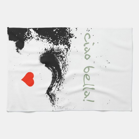 ciao bella! geschirrtuch (Horizontal)