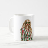 Ciao Bella (hello beautiful) Kaffeetasse (Vorderseite Links)