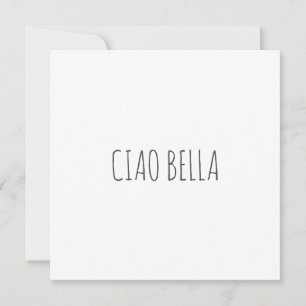Ciao bella Hi schön geburtstag