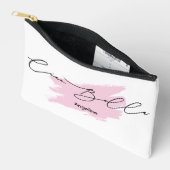 Ciao Bella Italian Brush Stroke Name Makeup Pouch Zubehörtasche (Offen)