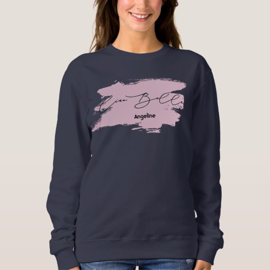 Ciao Bella Italian Brush Stroke Sweatshirt (Vorderseite)