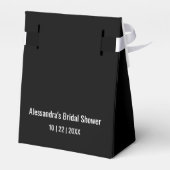 Ciao Bella Italienisch Elegantes Script Black Geschenkschachtel (Rückseite)