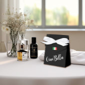 Ciao Bella Italienisch Elegantes Script Black Geschenkschachtel