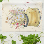 Ciao Bella Italienische Wildblume Hütte Chic Geschirrtuch (Gefaltet)