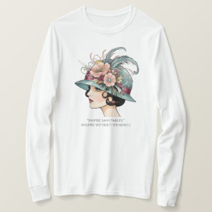 Ciao Bella – La Muse Art Deco Französische Dame T-Shirt