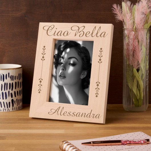 Ciao Bella Personalisiert Geätzte Rahmen